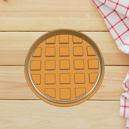 STL file WAFFLE COOKIE CUTTER WAFER・3D printable design to download・Cults